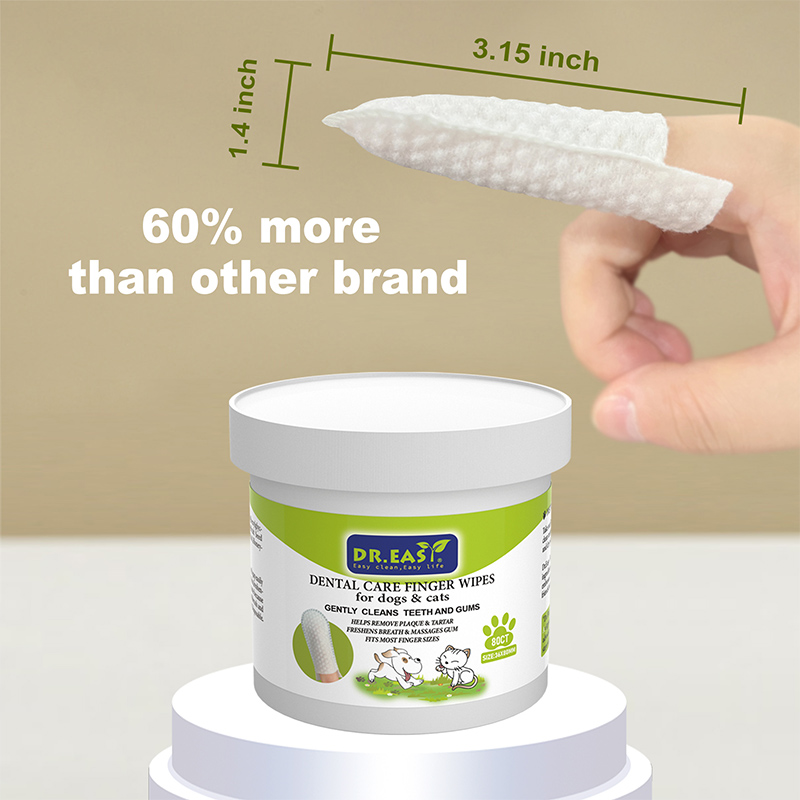 pet dental finger wipes